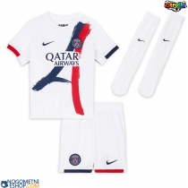 Otroški Nogometni dresi Paris Saint-Germain Ousmane Dembele #10 Gostujoči 2025-26 Kratek Rokav (+ Kratke hlače)